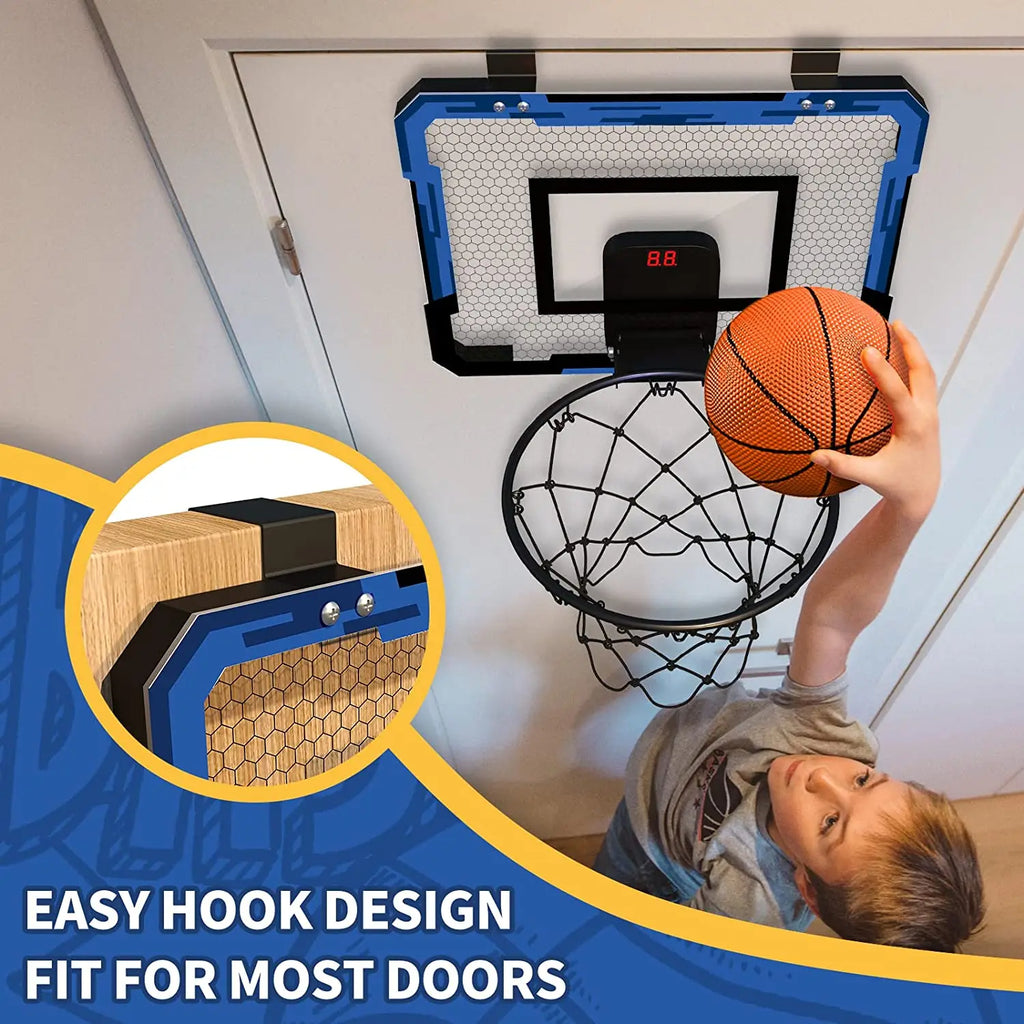 Wall-Mounted Basketball Hoop – Indoor Training Toy for Kids Outdoor Play