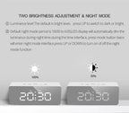 LED Digital Desktop Alarm Clock – Temperature Display for Home and Office