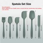 Silicone Spatula Set – Heat Resistant Non-Stick Tools for Baking and Cooking