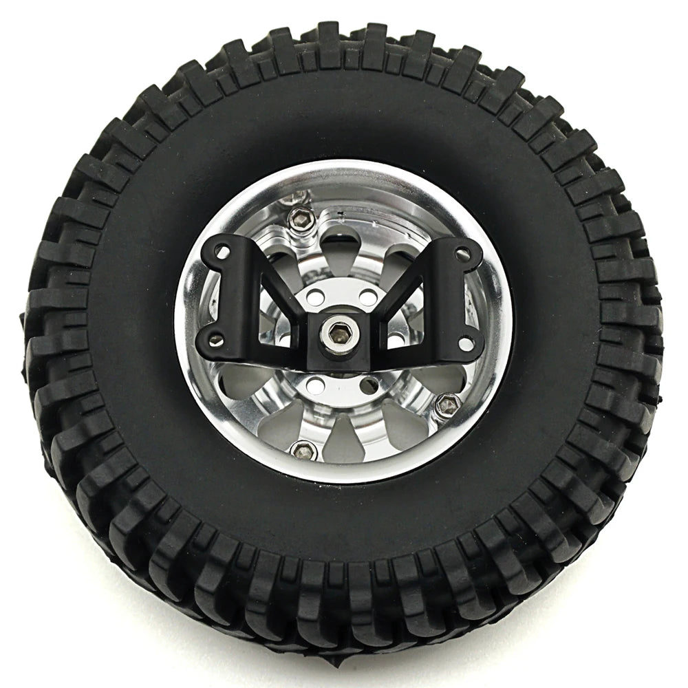 Metal Spare Wheel Tire Rack Holder for 1/10 RC Crawler Car Upgrades