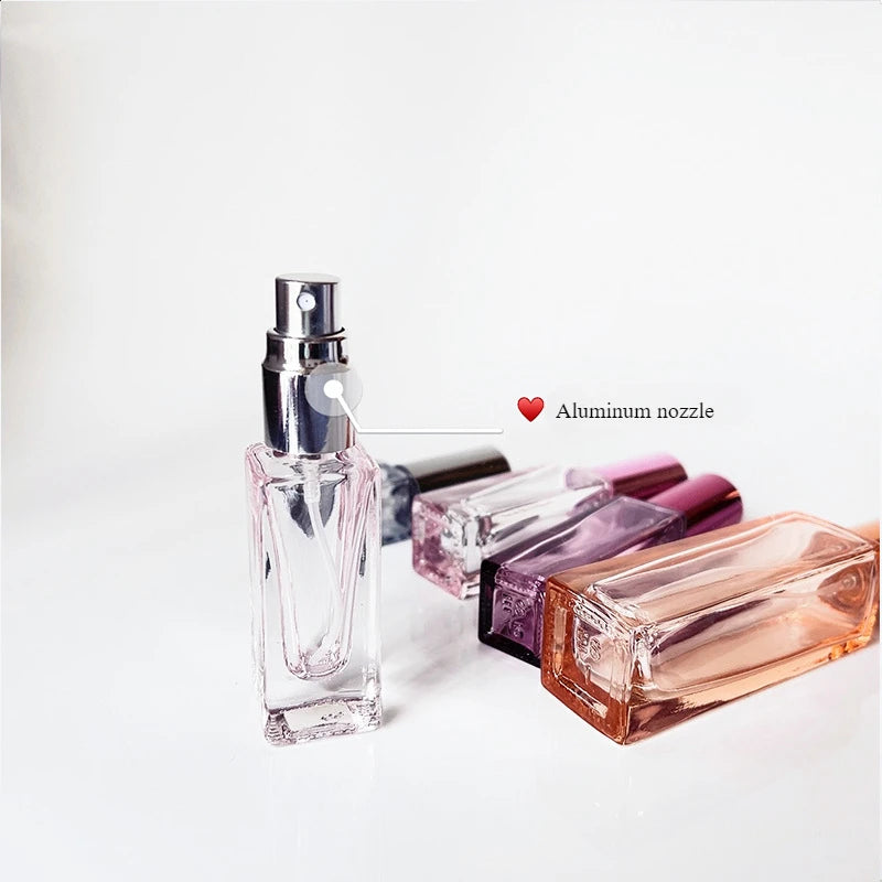 Refillable Glass Perfume Atomizer – 10ml and 20ml Travel Vials for Cosmetics