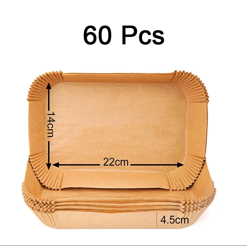 Disposable Air Fryer Paper Liners – Non-Stick Baking Sheets for Ninja Dual XL