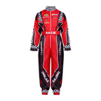 Red Racing Jumpsuit – Classic One-Piece Costume for Karting and Cosplay