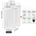 Refillable Laundry Dispenser – Multi-Size Storage Tank for Detergent Powder