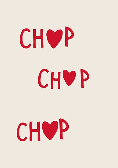 Minimalist Heart Quote Canvas Print – Aesthetic Kitchen Wall Art Decor