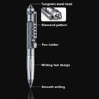 Tactical Aluminum Pen – Multifunction Glass Breaker for Survival Camping