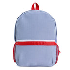 Seersucker Striped Backpack – Classic Kids Book Bag for Preschool