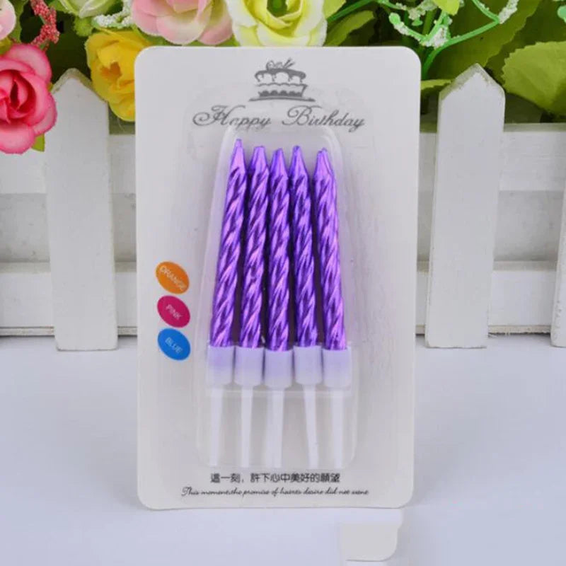 Colorful Digital Number Candles – Decorative Party Cake Toppers for Birthdays