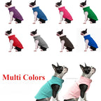 Fleece Dog Sweater with D-Ring – Soft Winter Warmth for Small Pets