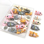 Decorative Cat Push Pins – Novelty Thumb Tacks for Bulletin Boards and Maps