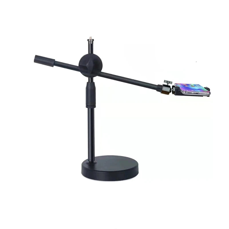 Overhead Tripod Stand – Ring Light with Phone Holder for Nail Art Photography