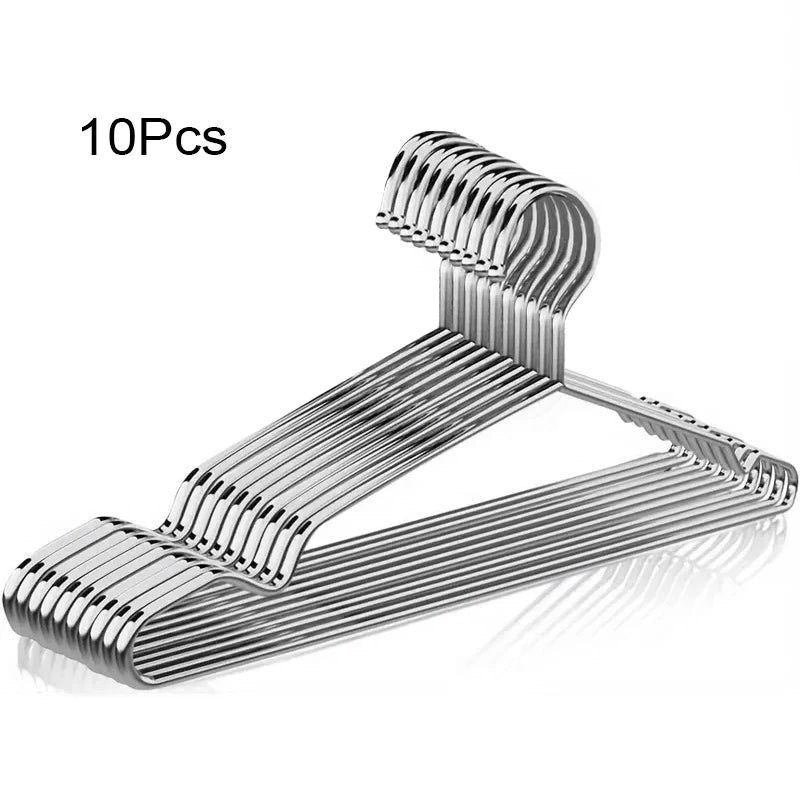 Metal Clothes Hangers – Heavy Duty Non-Slip Racks for Closet Organization