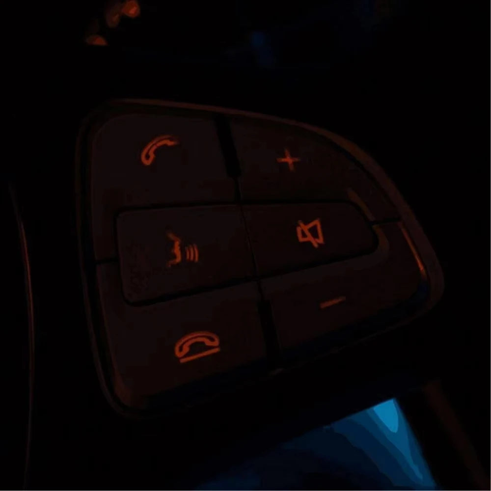 Steering Wheel Button Trim – Decorative Stickers for Mercedes Benz Interior