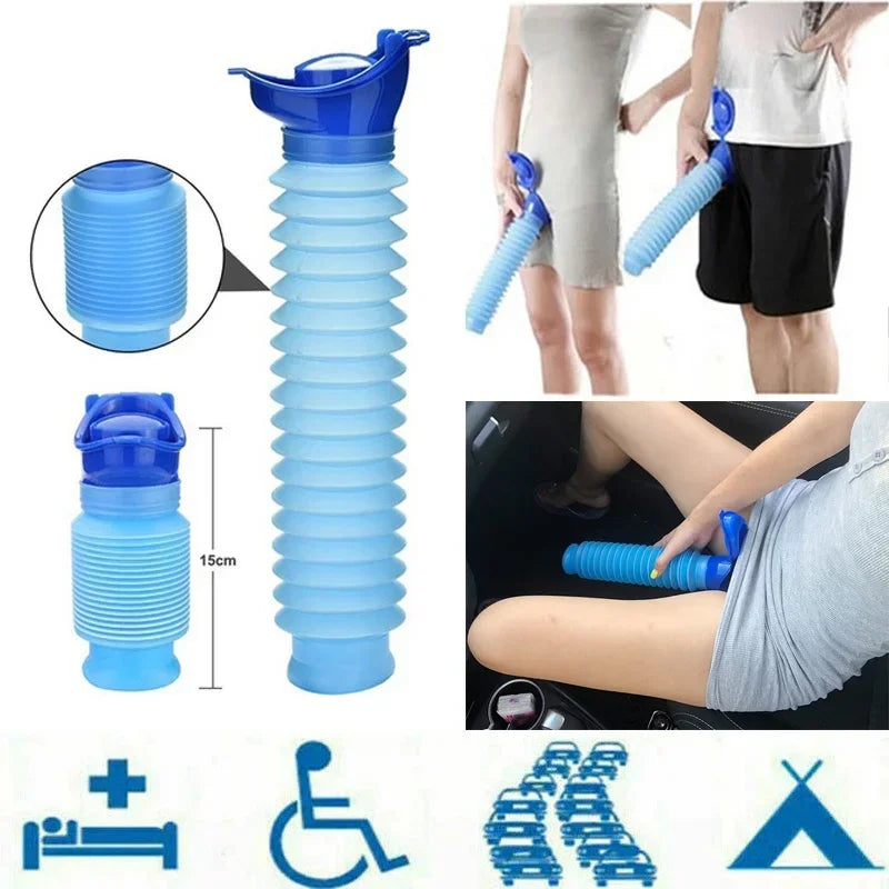 Portable Shrinkable Urinal – Emergency Pee Bottle for Travel Camping Kids