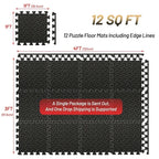 Interlocking EVA Foam Floor Tiles – Non-Slip Exercise Mats for Home Gym