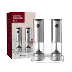 Electric Salt and Pepper Grinder – Adjustable LED Mill for Kitchen Cooking
