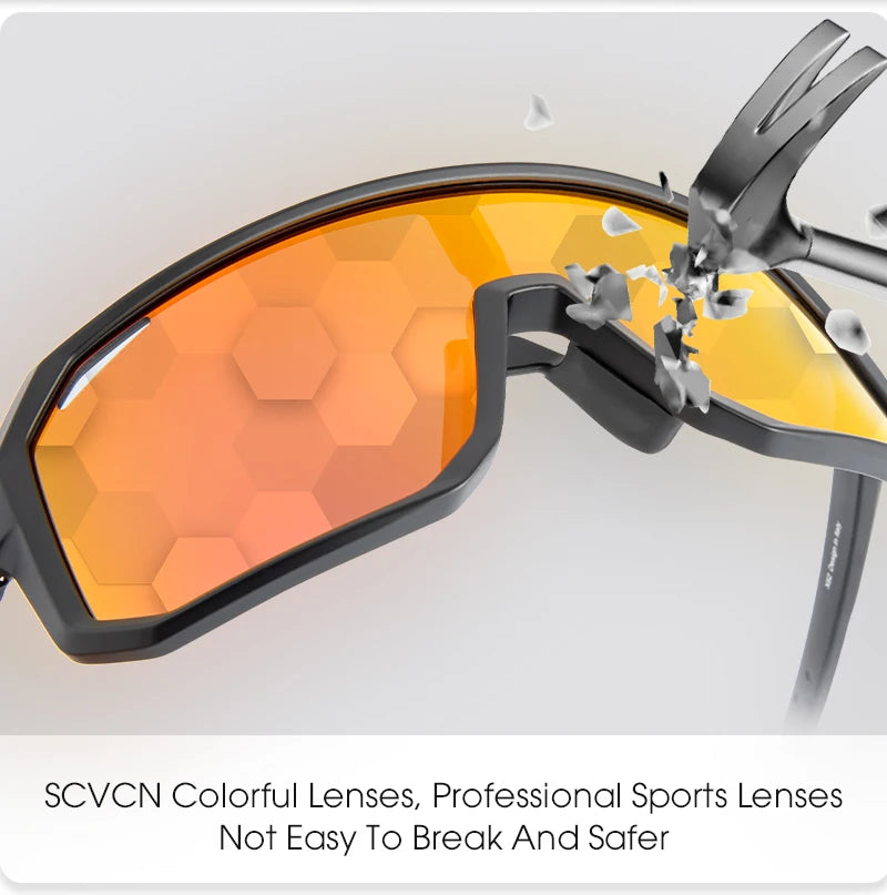 Polarized Cycling Sunglasses – UV400 Sport Eyewear for MTB and Road Biking