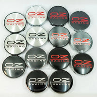 60mm OZ Racing Wheel Center Caps – Adhesive Emblem Badges for Car Styling