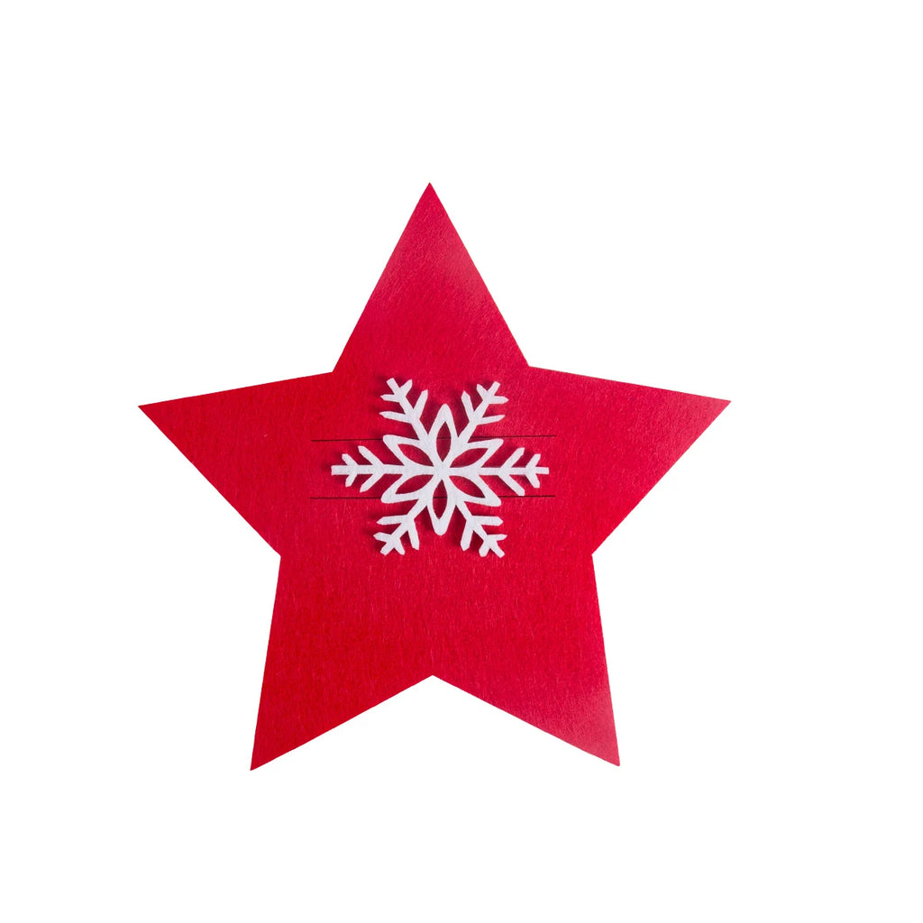 Christmas Tree Cutlery Holders – Festive Felt Tableware Decor for Holiday Dining