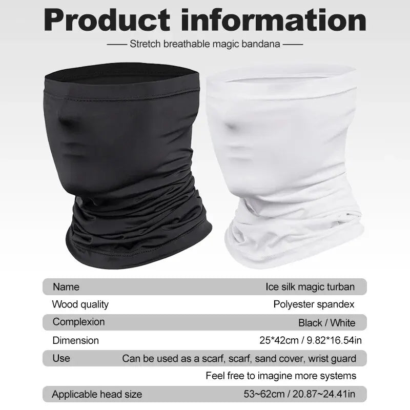 Breathable UV Face Gaiter – Sweat Absorbent Bandana for Outdoor Sports
