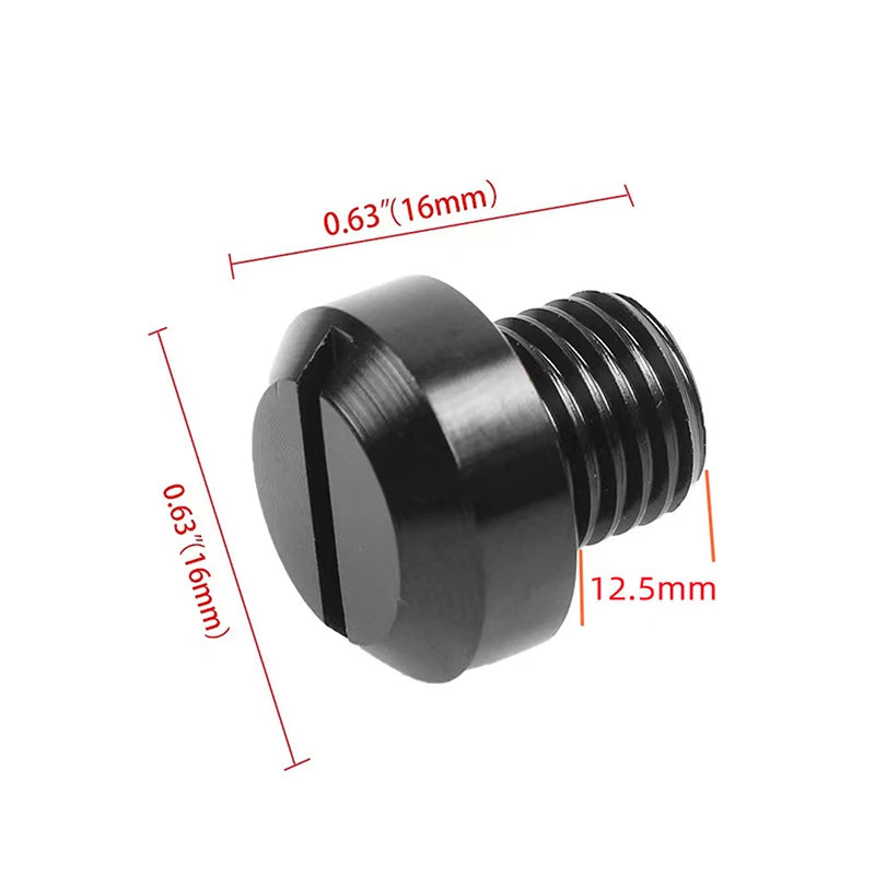 Motorcycle Mirror Hole Blanking Plugs – Universal M8 M10 Bolts for Customization