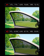 Black Window Tint Film – 50cmx3m Heat Control for Car Solar UV Protection