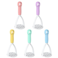 Potato Masher and Peeler Tool – Plastic Kitchen Crusher for Fruit Vegetables
