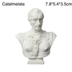 Mini Greek Mythology Bust – Plaster Sculpture for Art Drawing Practice
