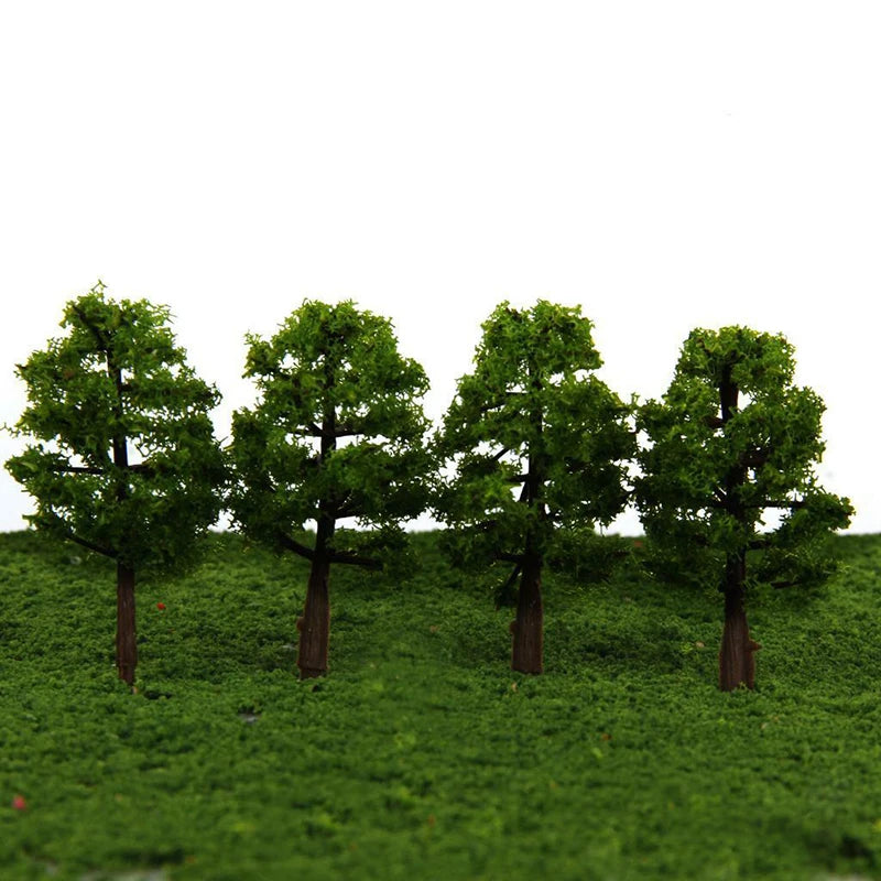 7cm Model Train Trees – Miniature Scenery for Architectural Dioramas