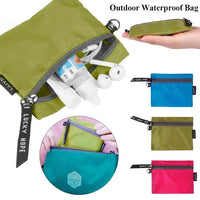 Waterproof Zipper Storage Pouch – Portable Organizer for Travel and Outdoor Hiking