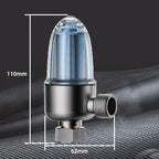 Stainless Steel Water Filter – Detachable Brass Prefilter for Bathroom Plumbing