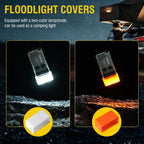 Rechargeable LED Keychain Flashlight – UV and Buzzer for Outdoor Camping