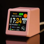 Mini WiFi Weather Clock – IPS Digital Desktop Station for Home Decor