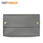 Large PU Leather Cosmetic Bag – Waterproof Travel Organizer for Toiletries