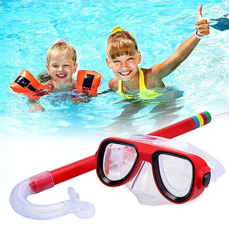 Kids Snorkeling Mask and Snorkel Set – Anti-Fog Diving Gear for Swimming