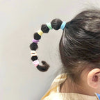 Nylon Elastic Hair Bands – Soft Ponytail Holders for Kids Hairstyles