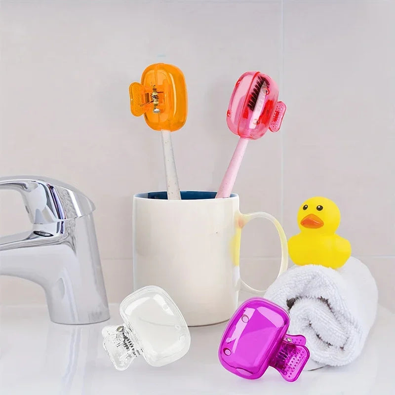 Portable Plastic Toothbrush Covers – Protective Cap Case for Travel