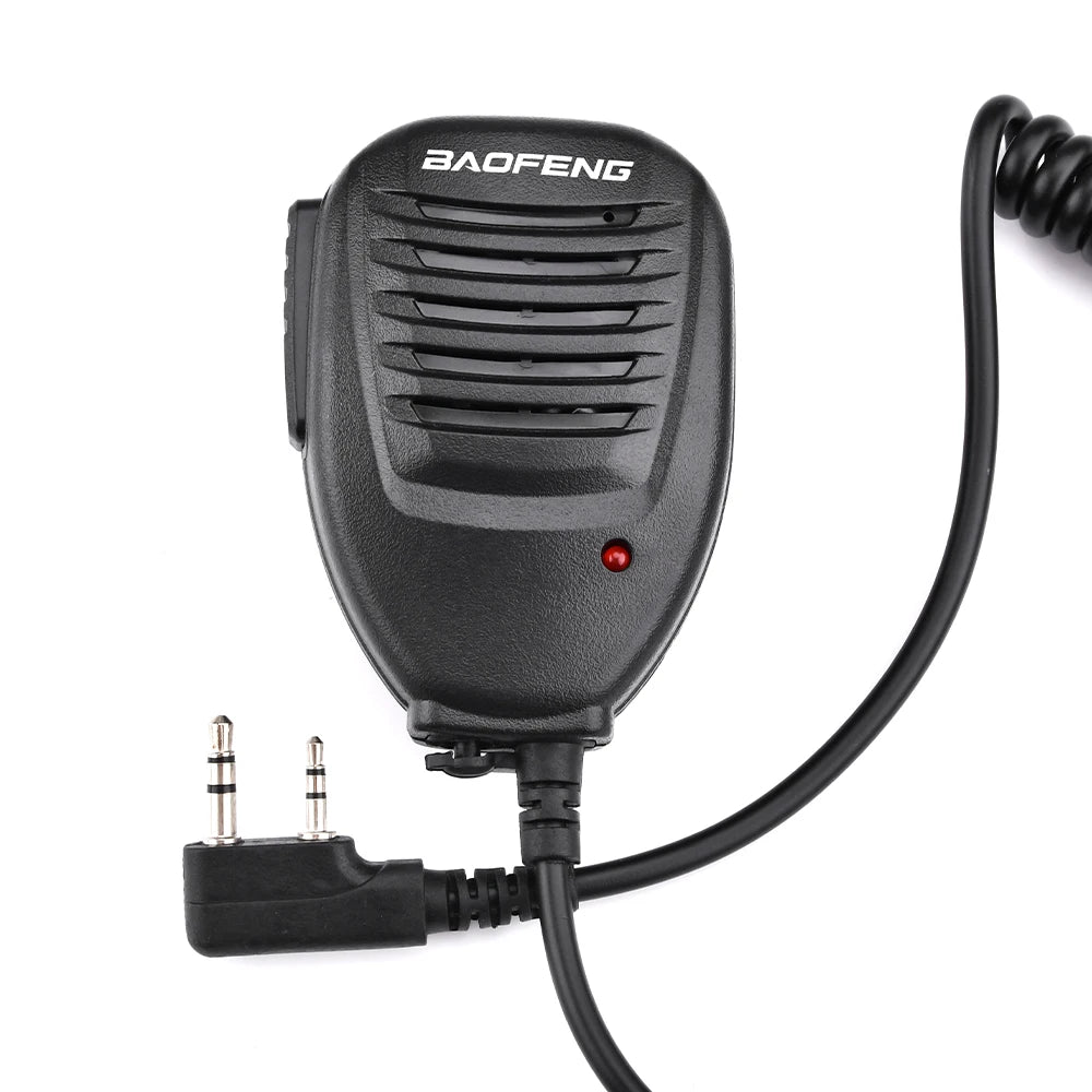Dual PTT Walkie Talkie Microphone – Handheld Radio Accessory for Ham Radio