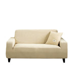 Jacquard Stretch Sofa Cover – Elastic Slipcover for L Shape and Standard Couches