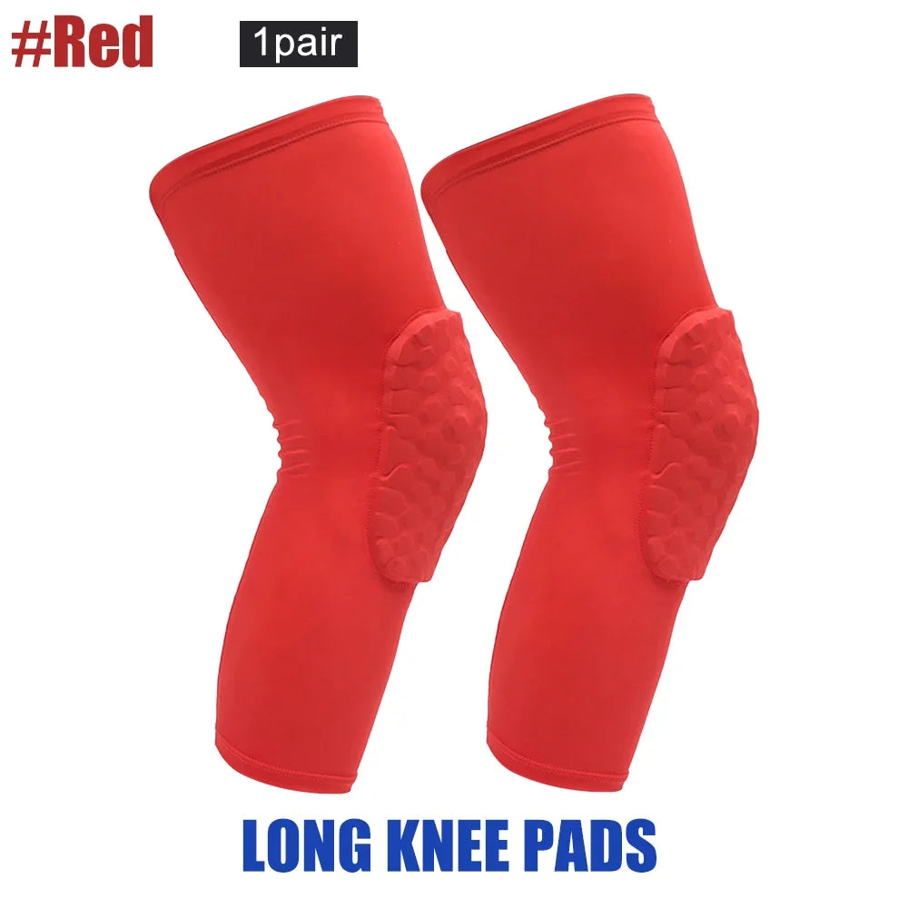 Honeycomb Compression Knee Pads – Protective Sleeve for Sports