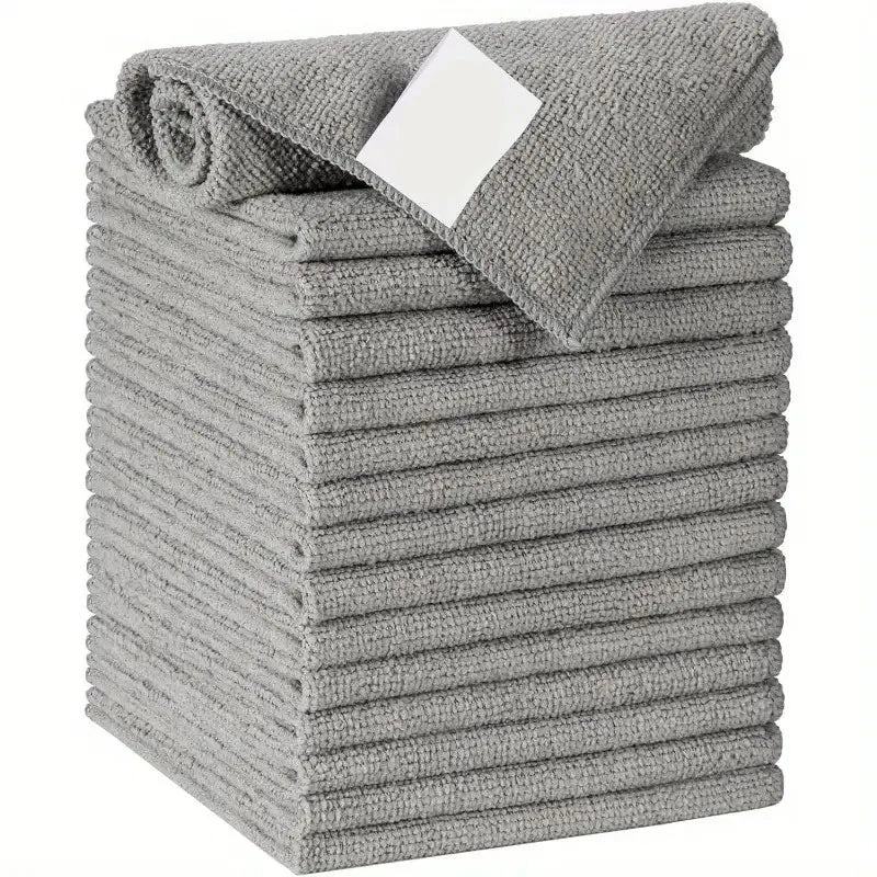 Bamboo Charcoal Dishcloths – Super Absorbent Anti-Grease Kitchen Cleaning