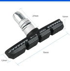 70mm V-Brake Pads – Threaded Linear Pull Shoes for Mountain Biking