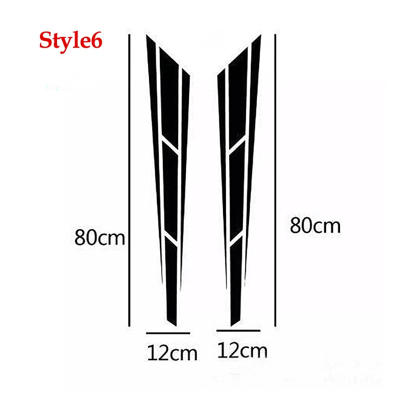 Vinyl Car Hood Stripe Decals – Personalized Auto Body Graphics for Decoration