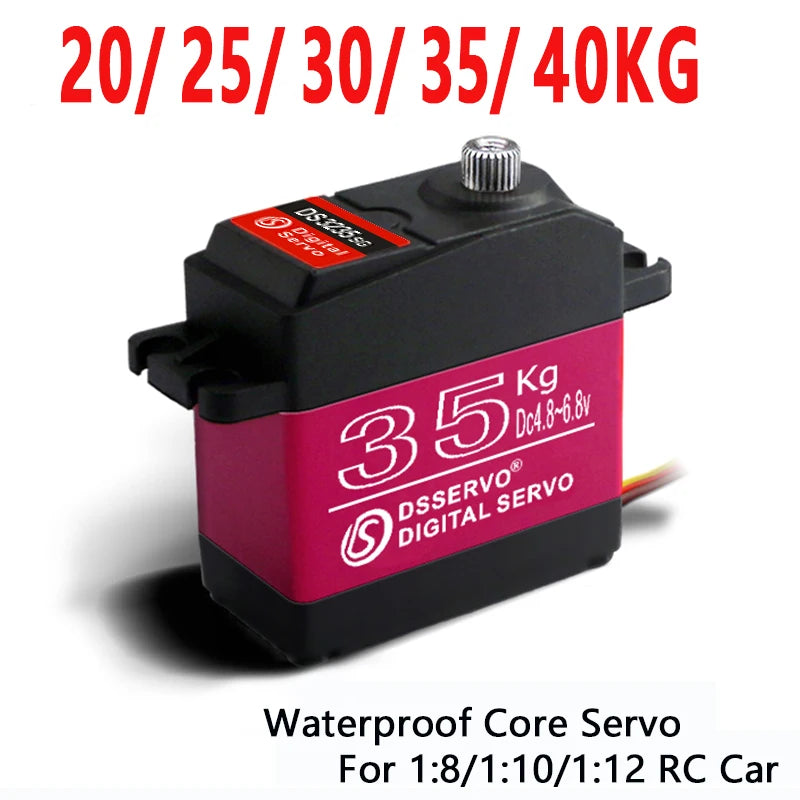 Waterproof Digital Metal Gear Servo – High Speed RC Steering for 1/8 1/10 Cars