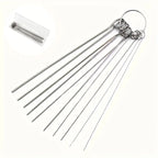 Stainless Steel Cleaning Brushes – Multi-Size Needle Set for Shower Heads