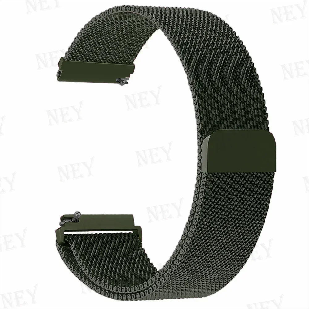 Milanese Stainless Steel Watch Band – Magnetic Mesh Loop for Xiaomi Redmi