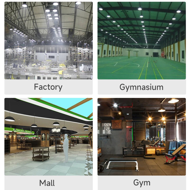 Waterproof LED Garage Bay Light – Aluminum High Brightness for Warehouse