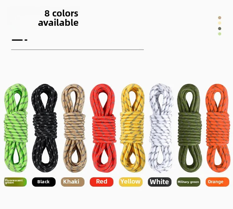 Reflective Paracord – 5mm 5m Windproof Rope for Outdoor Camping and Survival