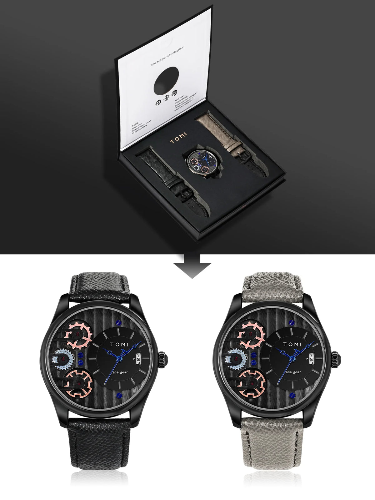 Quartz Men's Wristwatch – Luxury Minimalist Business Gift for Anniversaries
