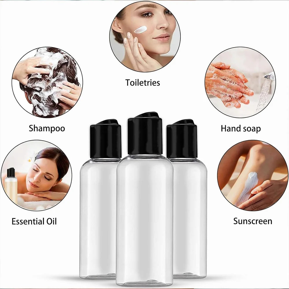 Refillable Travel Bottle Set – Leakproof Toiletry Containers for Cosmetics